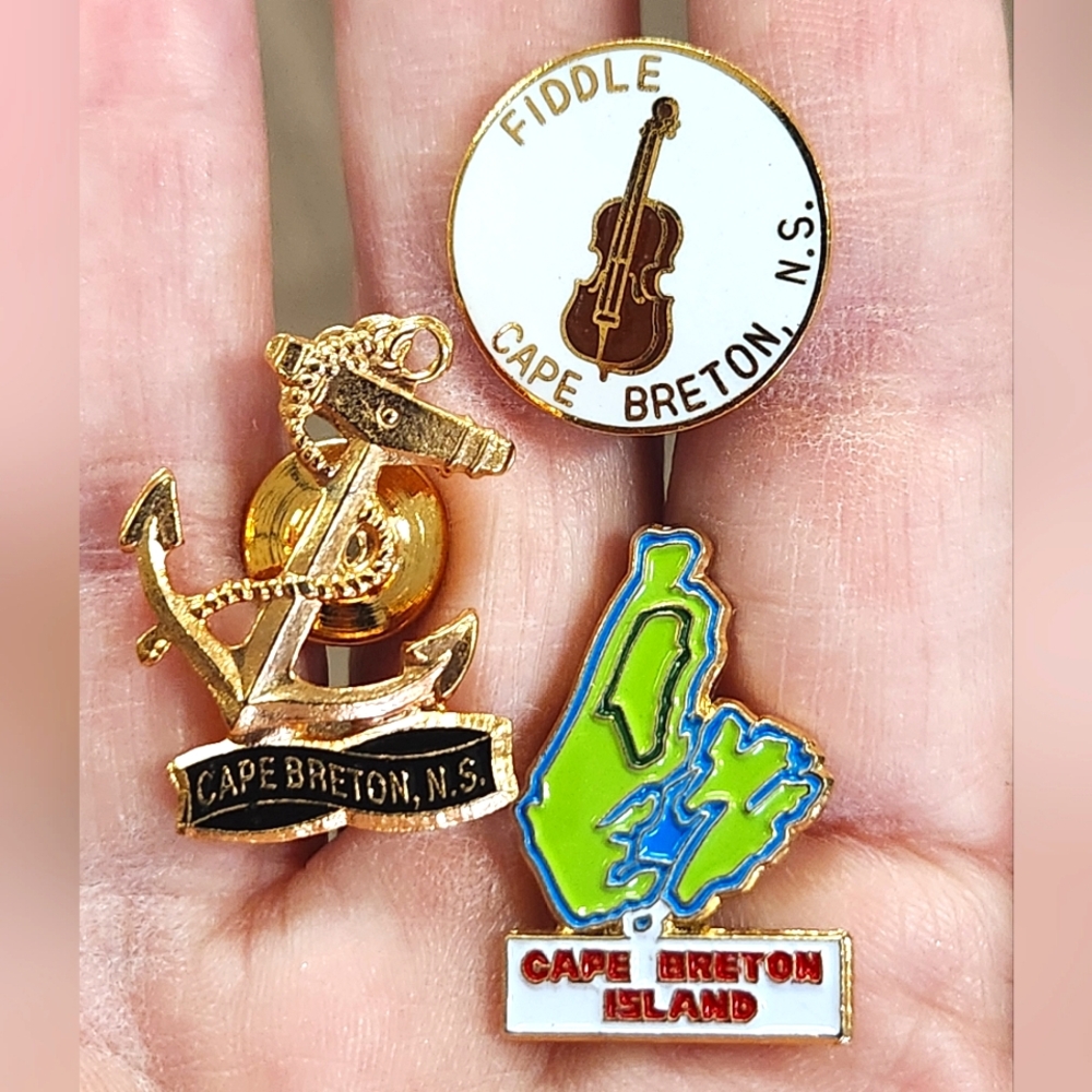 Cape Breton Island N.S. Lapel Pin Set